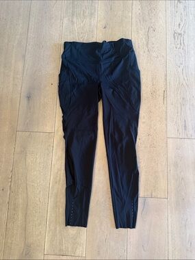lululemon athletica Black Seam-Detail Performance Leggings